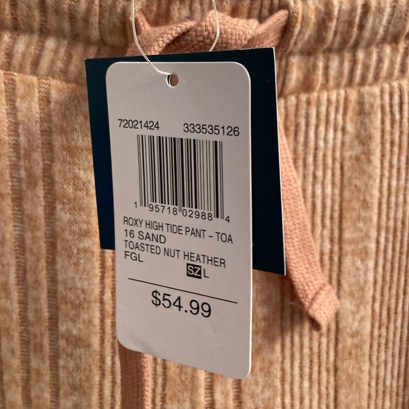 🔥🔥NWT Roxy High Tide Sand Pant - Picture 5 of 7